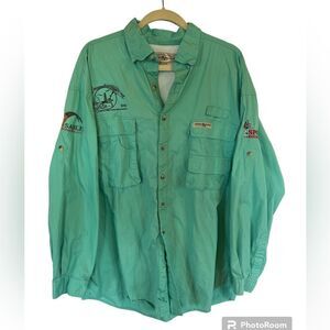 Hook and Tackle long sleeve fishing shirt size XL